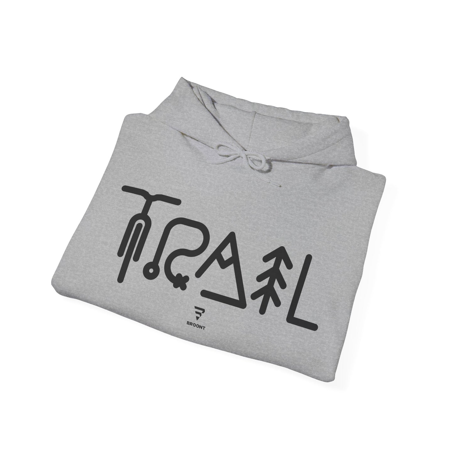 "TRAIL" Hoodie, Gift for cyclist or mountain biker