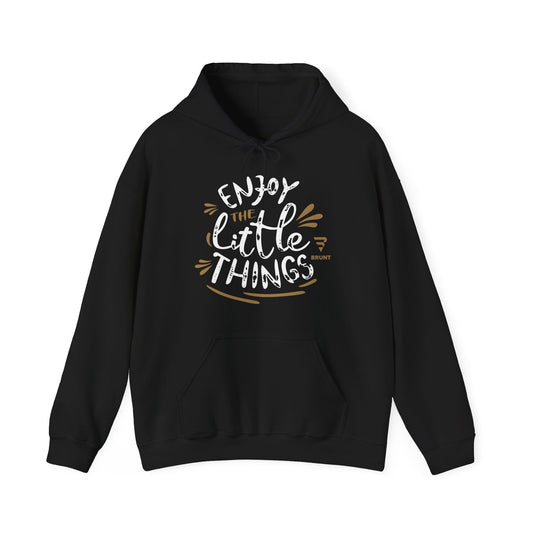 "Enjoy the Little Things" - Creative Typography Hoodie