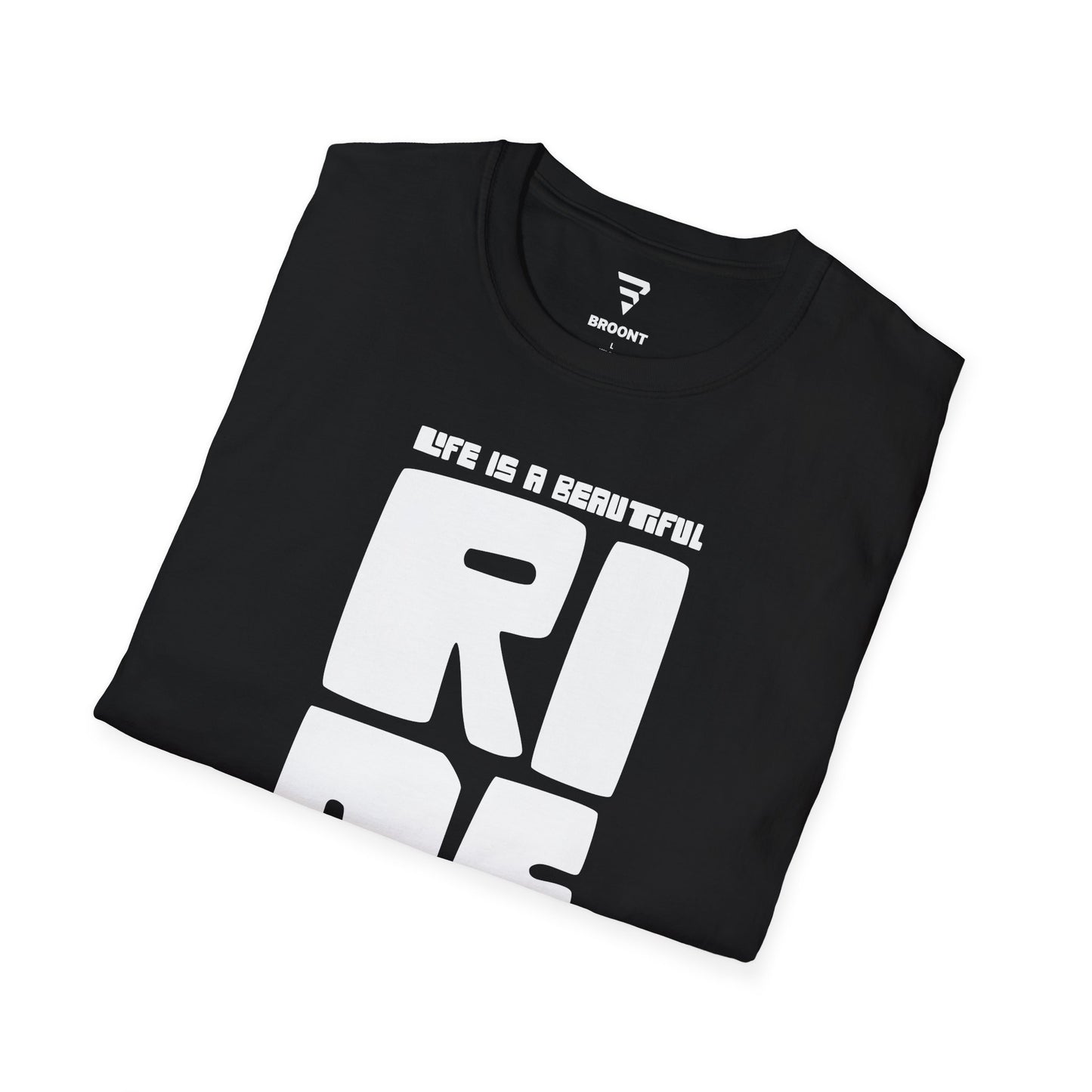 "Life is a beautiful ride" T-shirt – a perfect ode to the joy and freedom of biking.