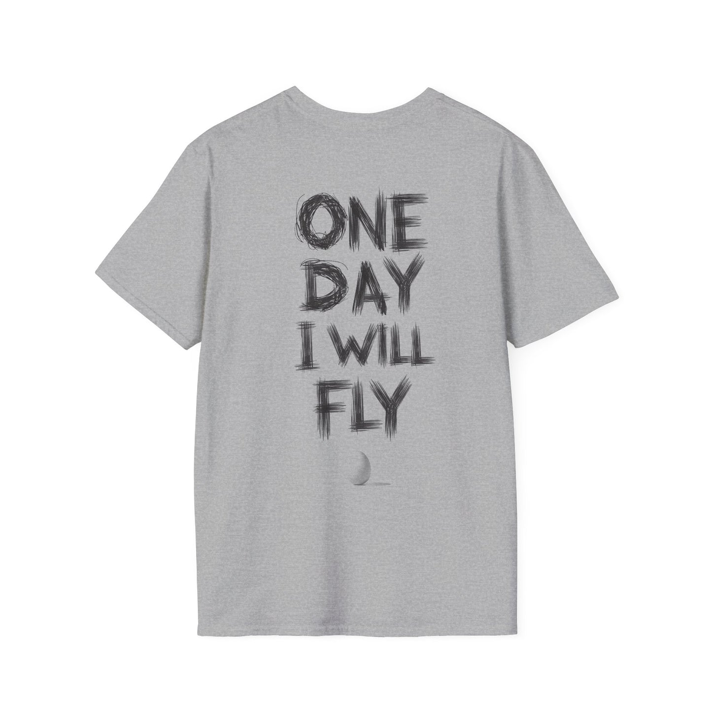 "One Day I Will Fly" T-shirt – an inspiring and stylish tee perfect for dreamers