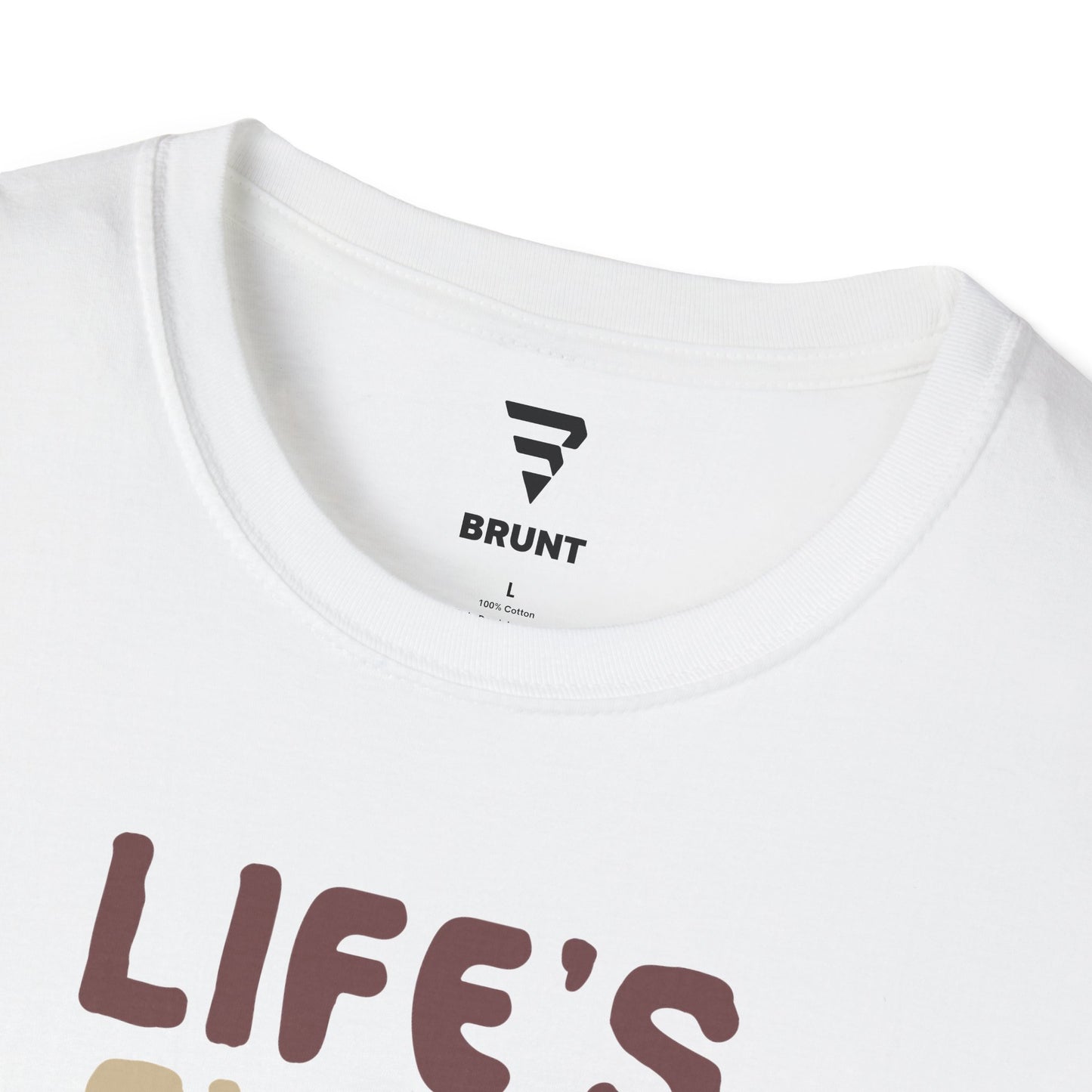 "Life's Short, Eat the Cake!" Women’s T-Shirt is a fun reminder to savor life's sweetest moments—literally!