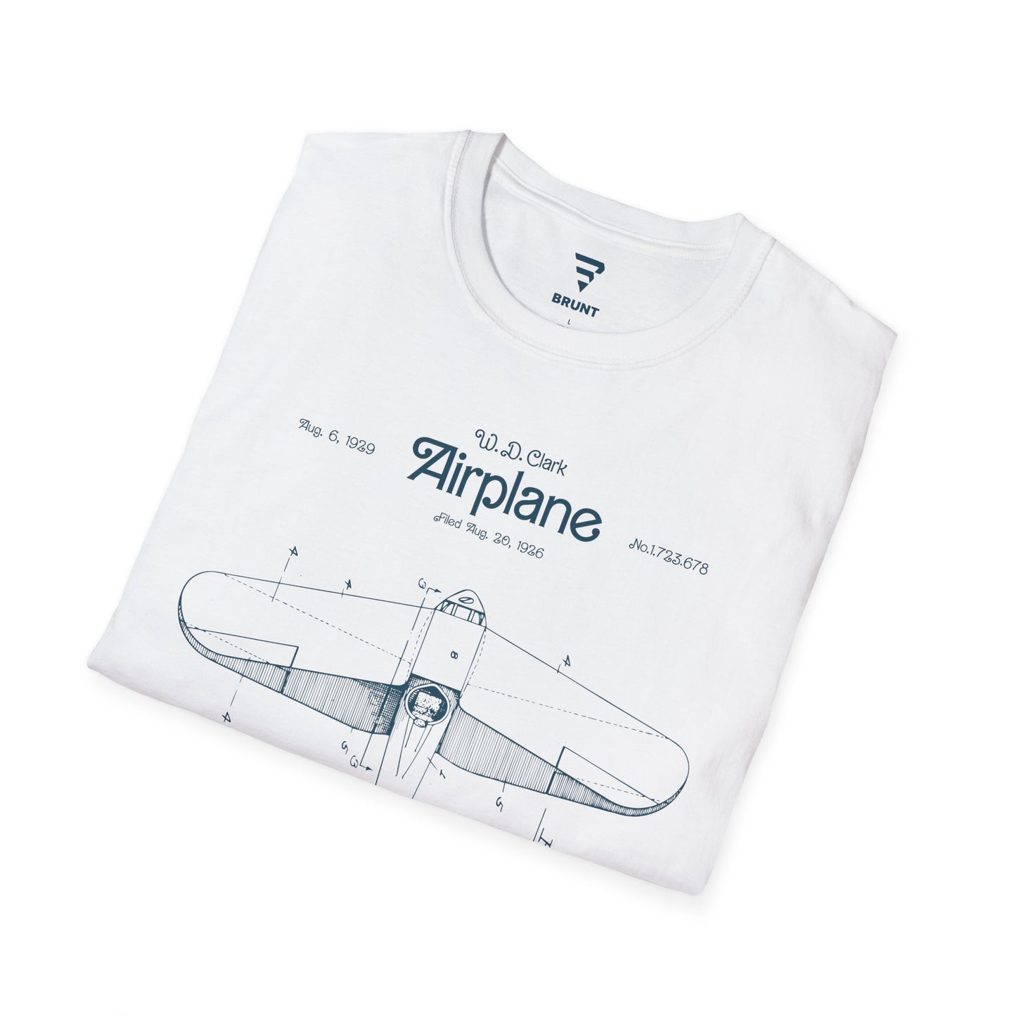 Celebrate the spirit of innovation and aviation history with our "Airplane Patent" T-Shirt