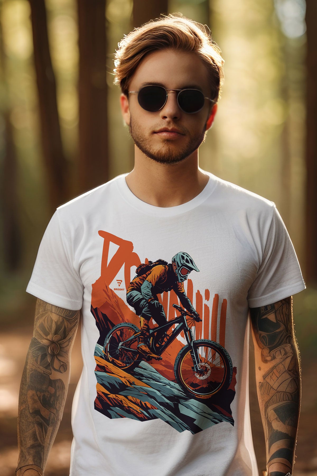 "Downhill" Mountain Biking Adventure T-Shirt