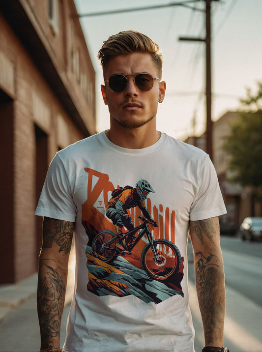 "Downhill" Mountain Biking Adventure T-Shirt