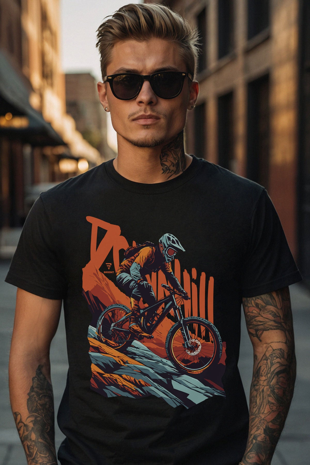 "Downhill" Mountain Biking Adventure T-Shirt
