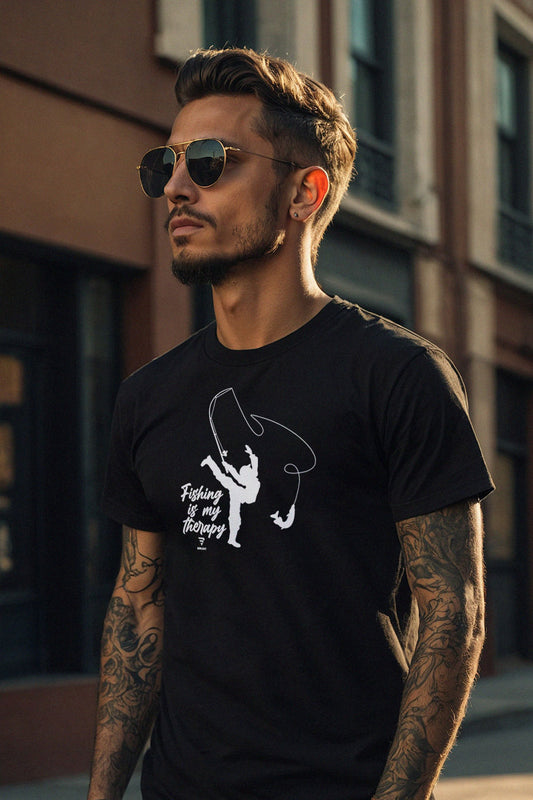 "Fishing Is My Therapy" - Fishing T-Shirt