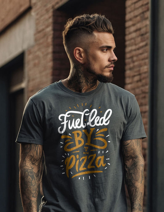 "Fuelled by Pizza" - T-shirt