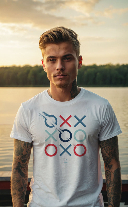 Tic-Tac-Toe game, Noughts and Crosses, Board Game Classic T-Shirt