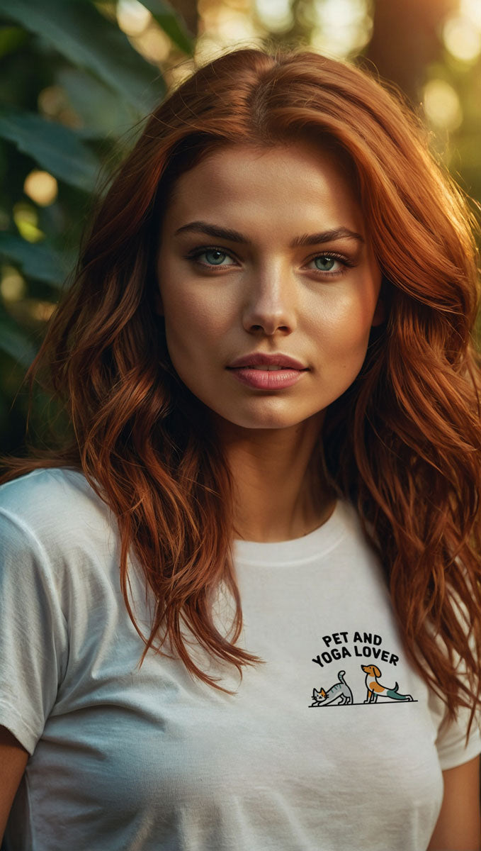 "Pet and Yoga Lover" Women’s T-Shirt