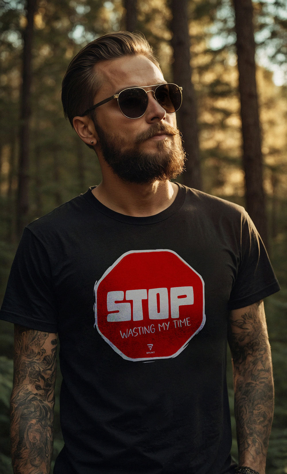 "STOP Wasting My Time" - T-shirt. A gift for the busy