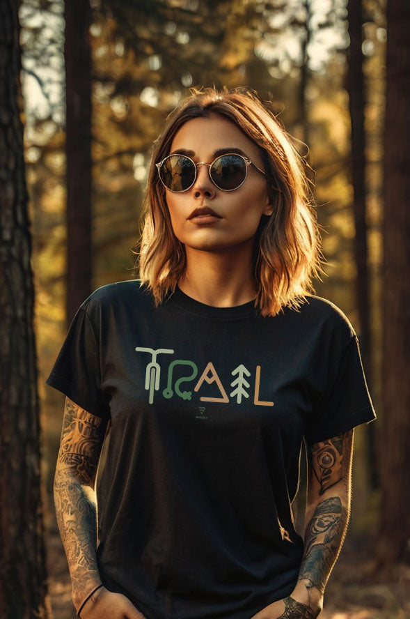 "TRAIL" Women’s T-Shirt! Gift for cyclist or mountain biker