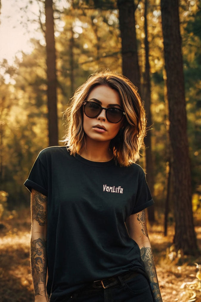 Embrace the spirit of freedom and adventure with the "Vanlife" Women’s T-Shirt!