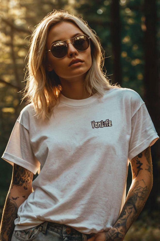 Embrace the spirit of freedom and adventure with the "Vanlife" Women’s T-Shirt!