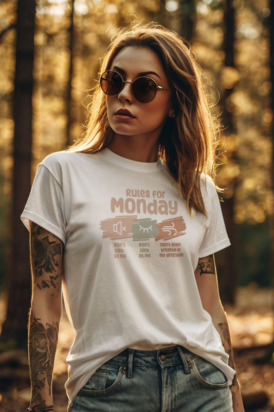 Introducing the "Rules for Monday" Women’s T-Shirt