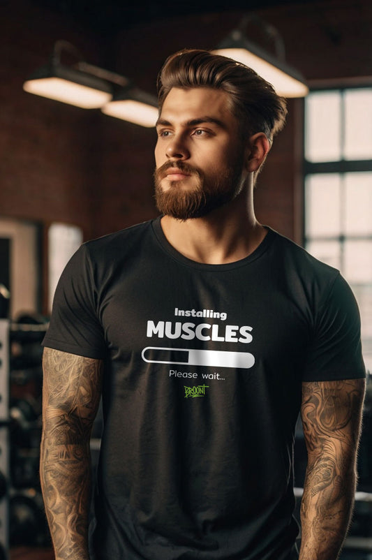 "Installing MUSCLES" Men’s T-Shirt