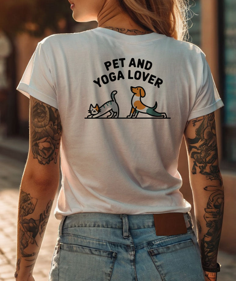 "Pet and Yoga Lover" Women’s T-Shirt
