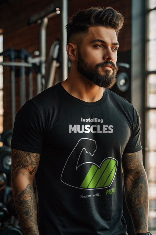 "Installing MUSCLES" Men’s T-Shirt