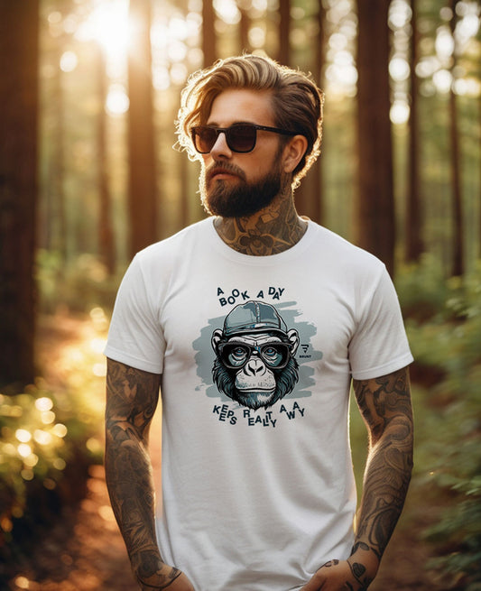 "A Book a Day Keeps Reality Away", gift for passionate reader, book lover