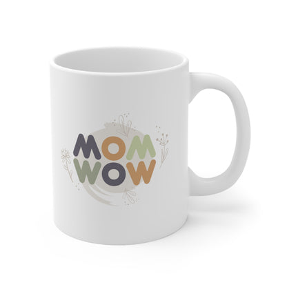 "MOM WOW" coffee mug