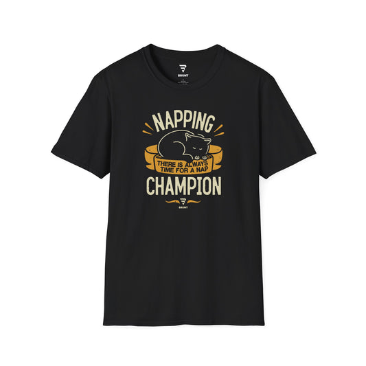 "Napping Champion" - T-Shirt for the Nap Queen