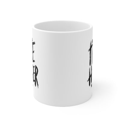 "Tree Hugger" coffee mug