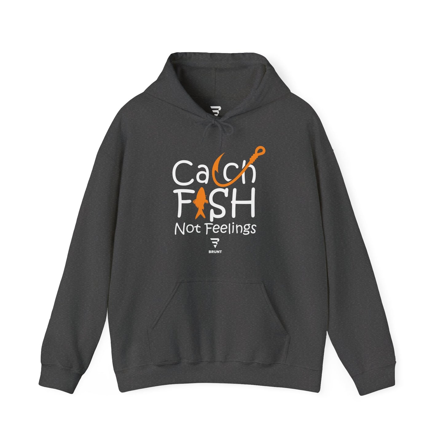 "Catch Fish Not Feelings" Hoodie is for fishing enthusiasts