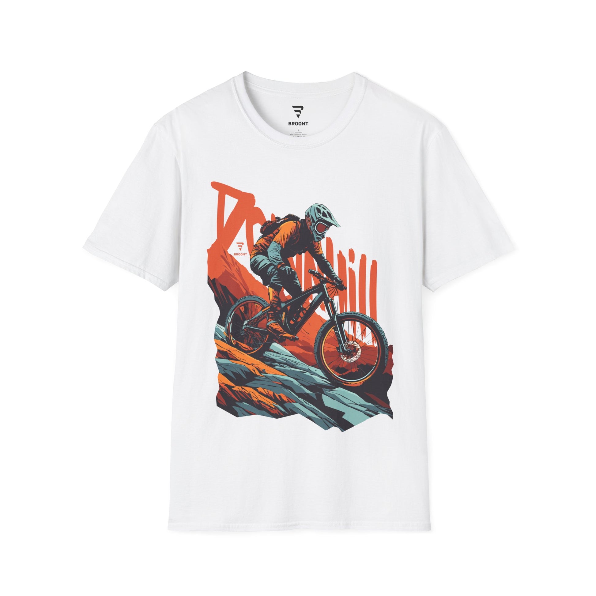 bike t-shirt mountainbike Downhill" Mountain Biking Adventure T-Shirt – Brunt