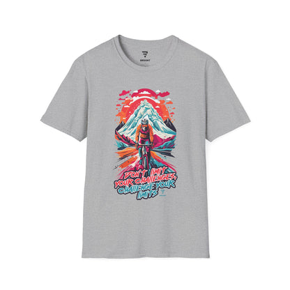 "Don't Limit Your Challenges, Challenge Your Limits" Biking T-Shirt