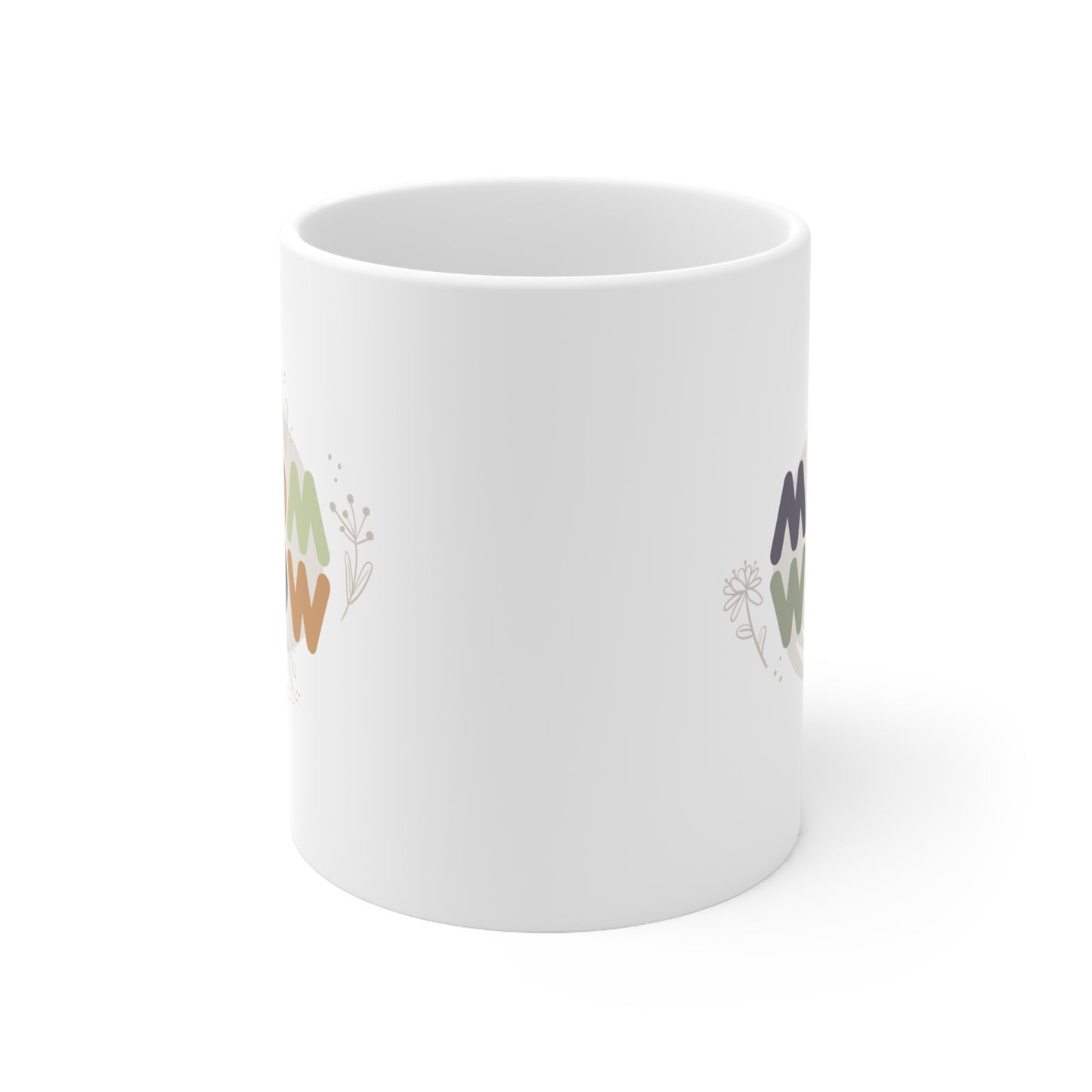 "MOM WOW" coffee mug