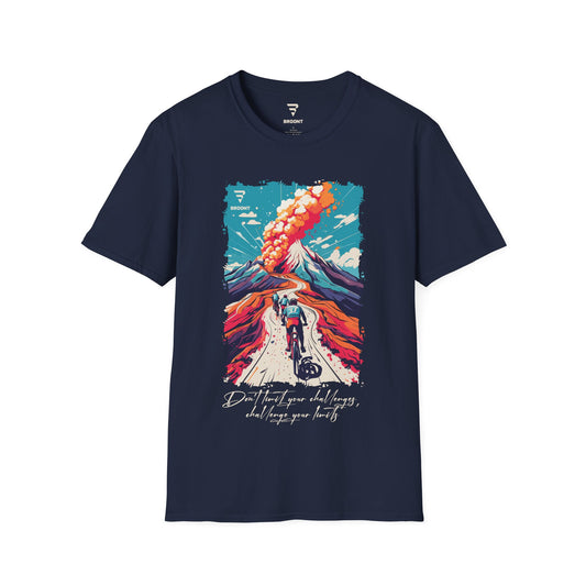 "Don't Limit Your Challenges, Challenge Your Limits" Biking T-Shirt