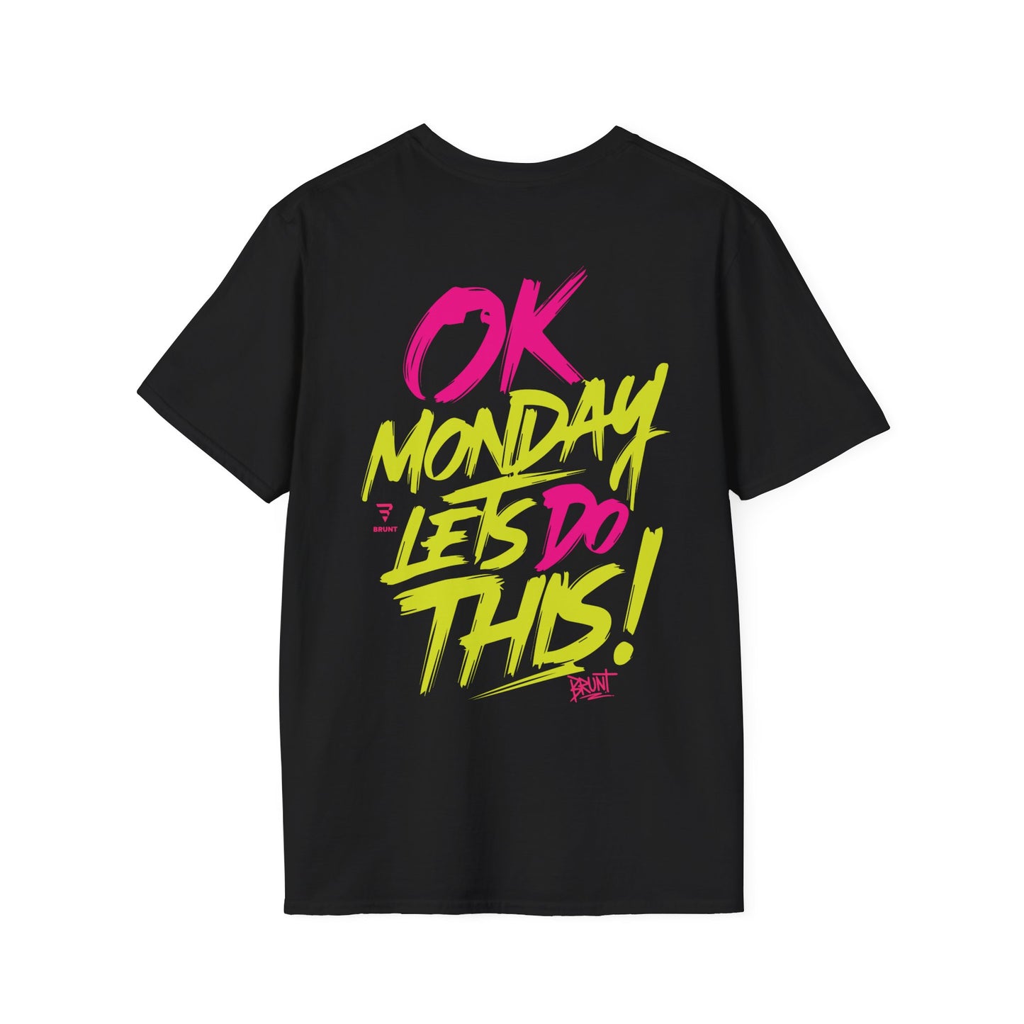 "Ok Monday, Let's Do This" T-shirt is a humorous and motivational way to kickstart the week