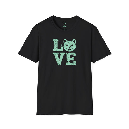 "Love" Women’s T-Shirt – where "Love" symbolizes a deep affection for our feline friends.