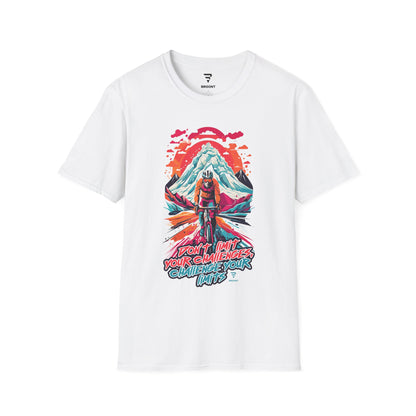 "Don't Limit Your Challenges, Challenge Your Limits" Biking T-Shirt