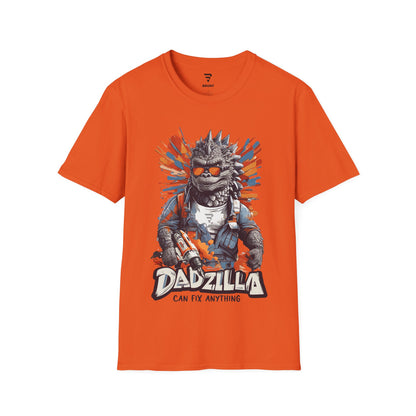 "Dadzilla Can Fix Anything" Funny Dad T Shirt Gift