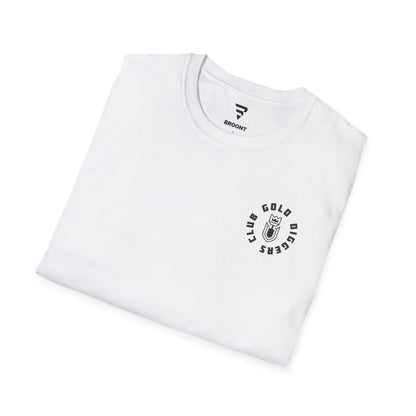 Unleash your playful side with our "Gold Digger with Cat" Typography Quote Design T-Shirt!