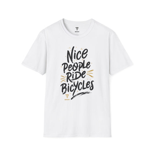 "Nice People Ride Bicycles" T-Shirt – The Perfect Biking Gift for Him