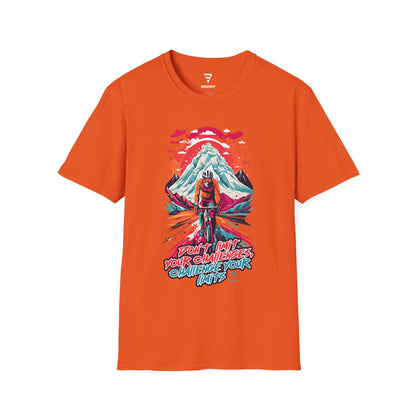 "Don't Limit Your Challenges, Challenge Your Limits" Biking T-Shirt