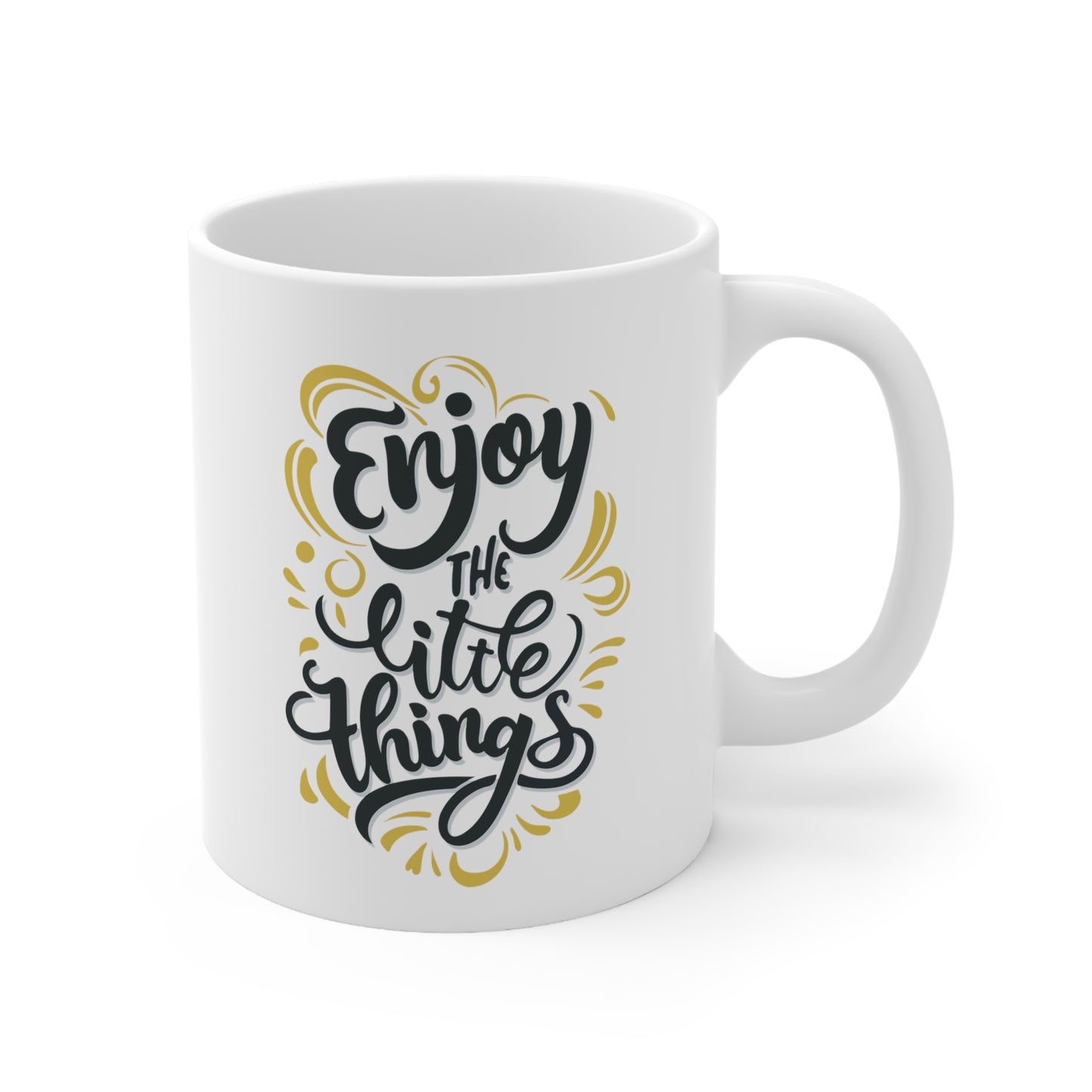 "Enjoy the Little Things" mug