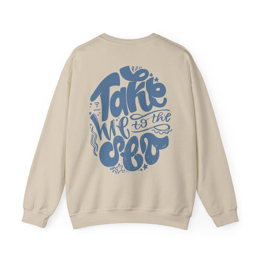 "Take Me to the Sea" women’s crewneck sweatshirt