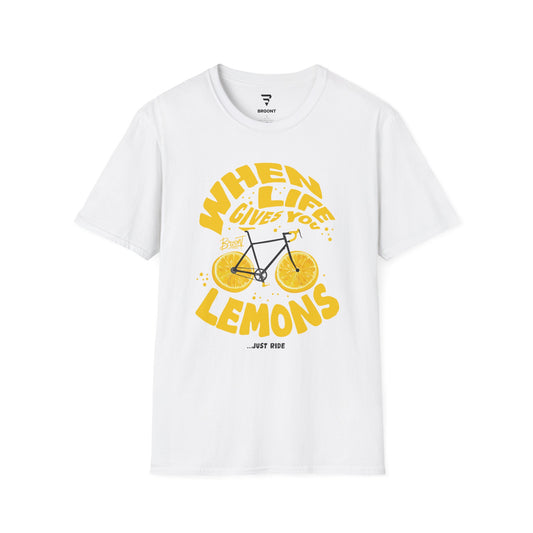 "When Life Gives You Lemons ...Just Ride" men’s T-shirt