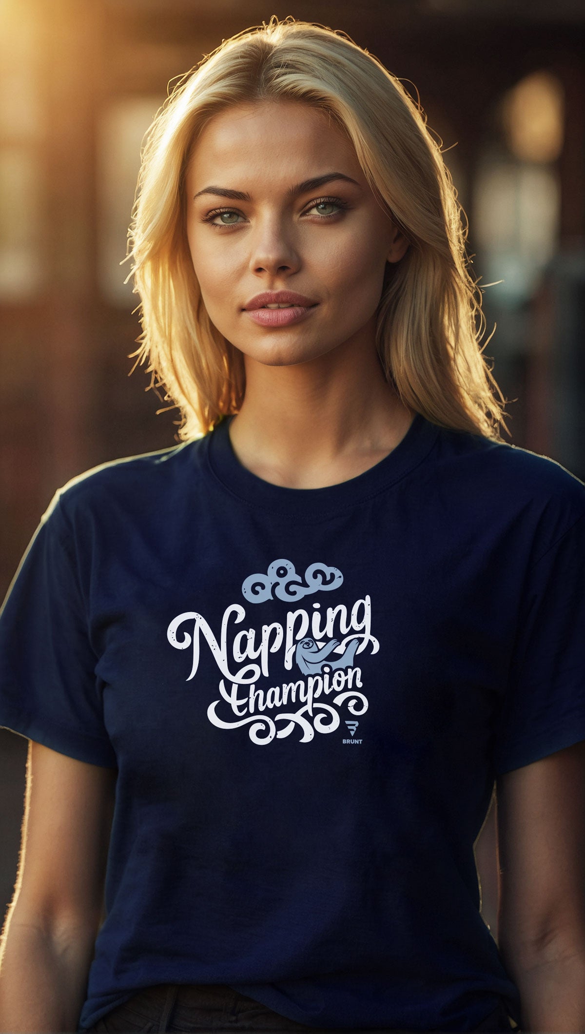 "Napping Champion" - T-Shirt for the Nap Queen