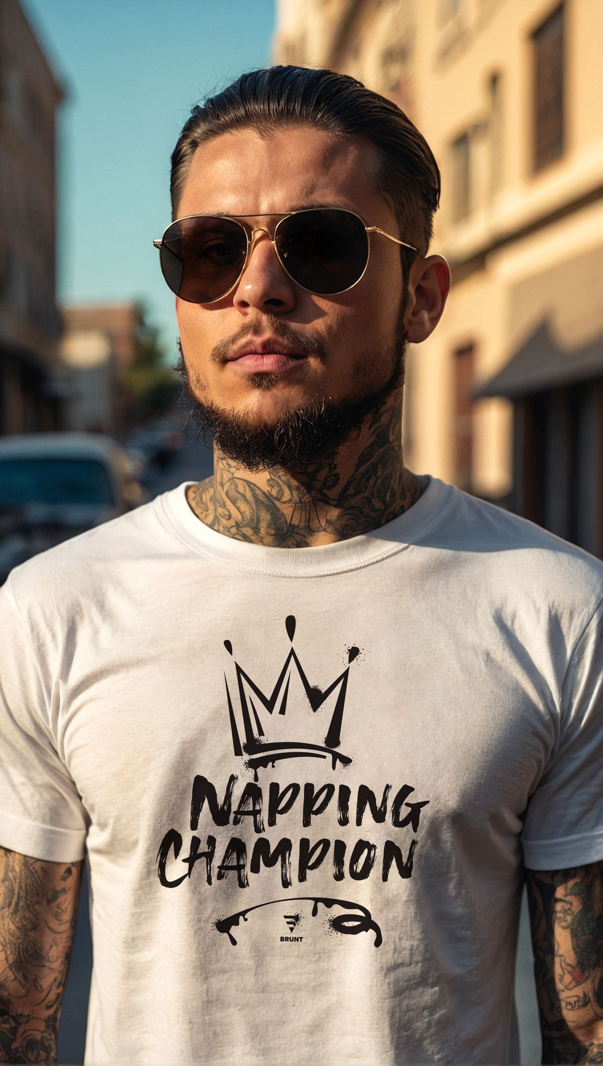 "Napping Champion" - T-Shirt for the Nap King