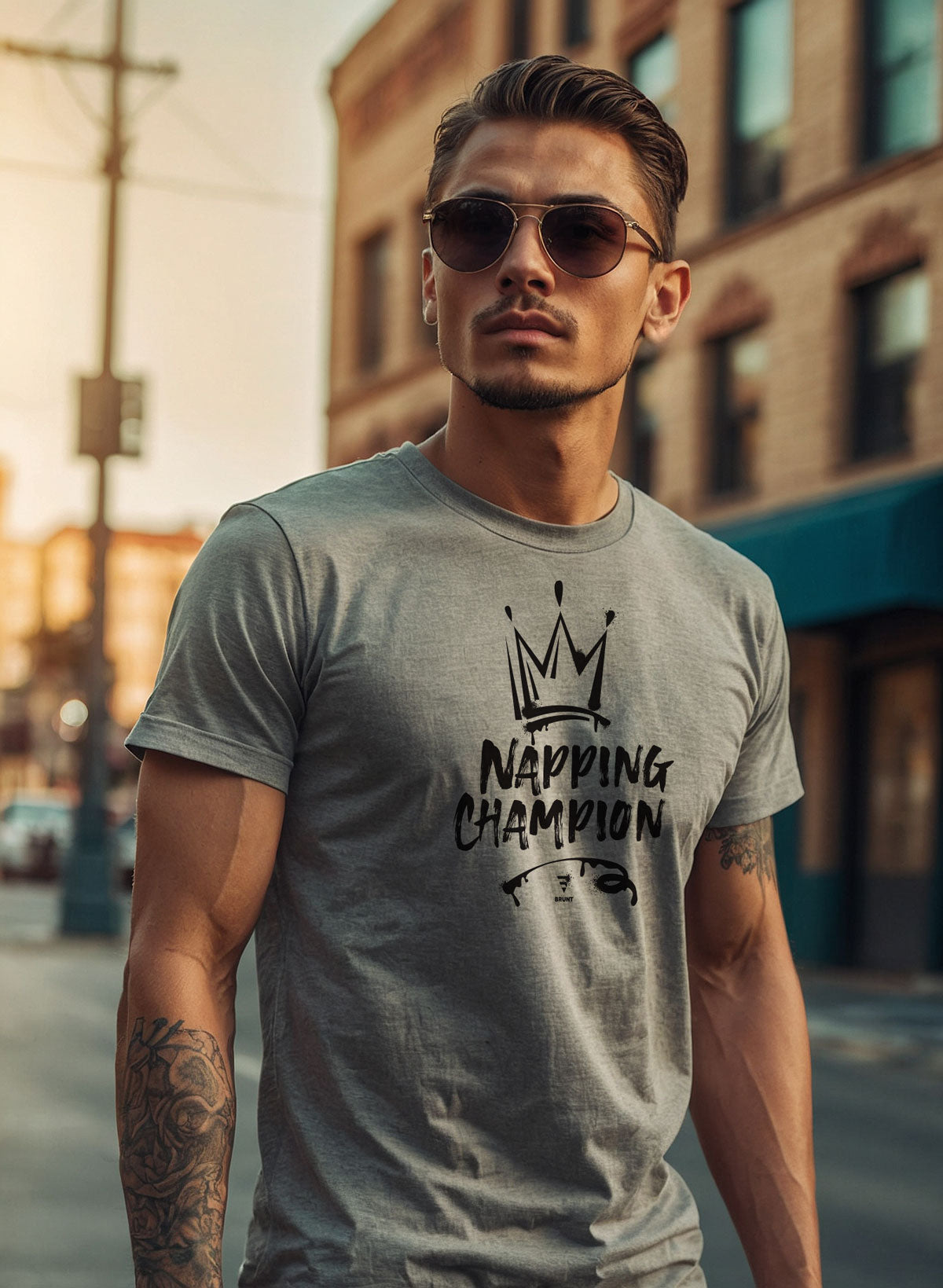 "Napping Champion" - T-Shirt for the Nap King