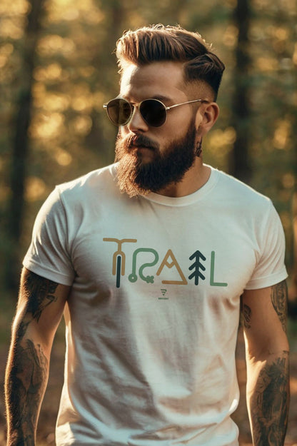 "TRAIL" t-shirt , Gift for cyclist or mountain biker