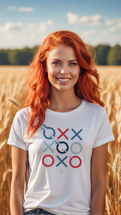 Tic-Tac-Toe game, Noughts and Crosses, Board Game Classic T-Shirt