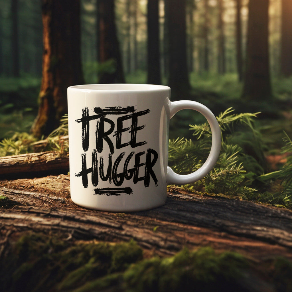 "Tree Hugger" coffee mug