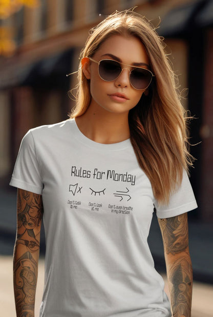 Introducing the "Rules for Monday" Women’s T-Shirt